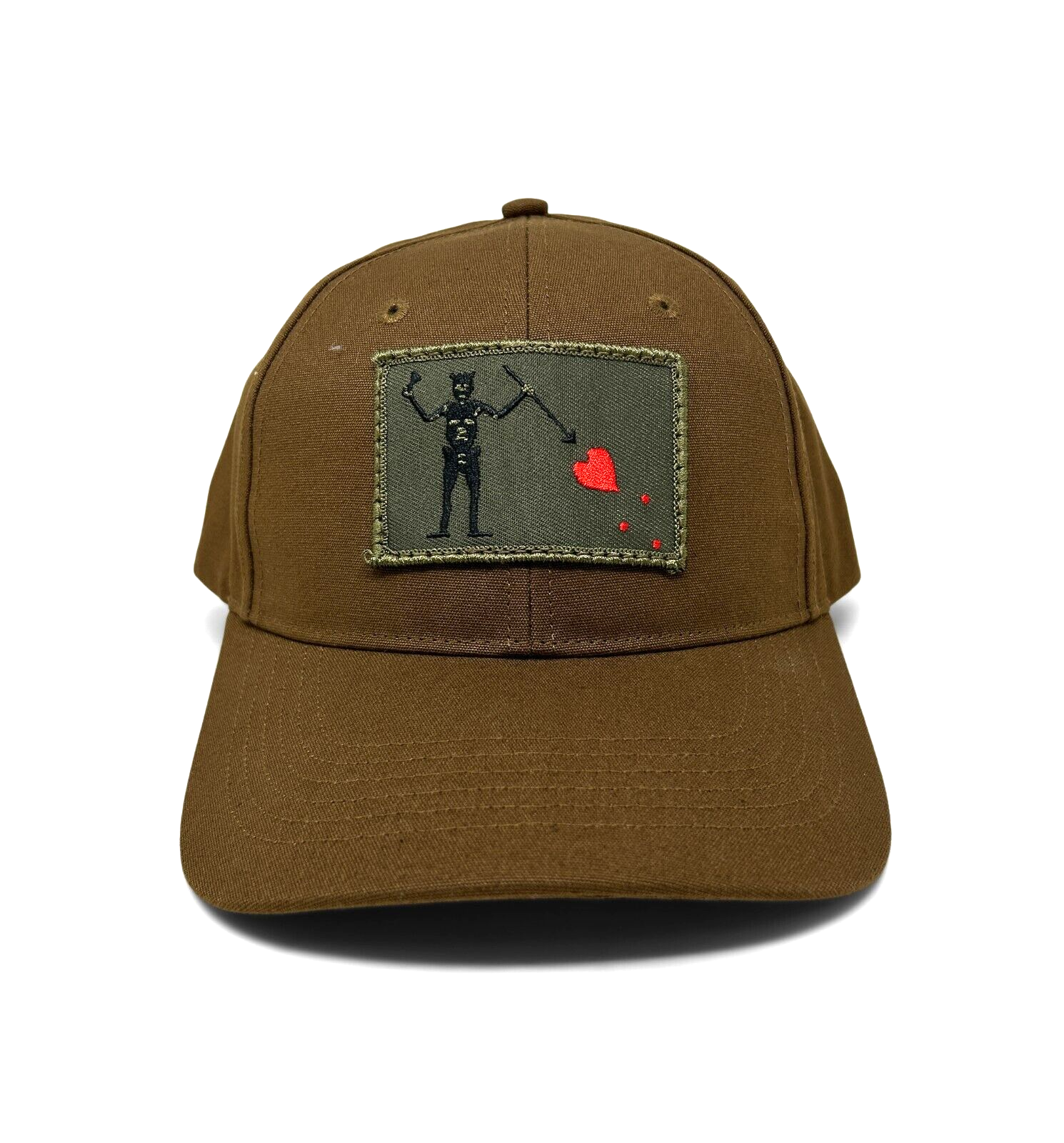 Blackbeards Flag Patch Hat | OD Green | Buck Canvas Hat