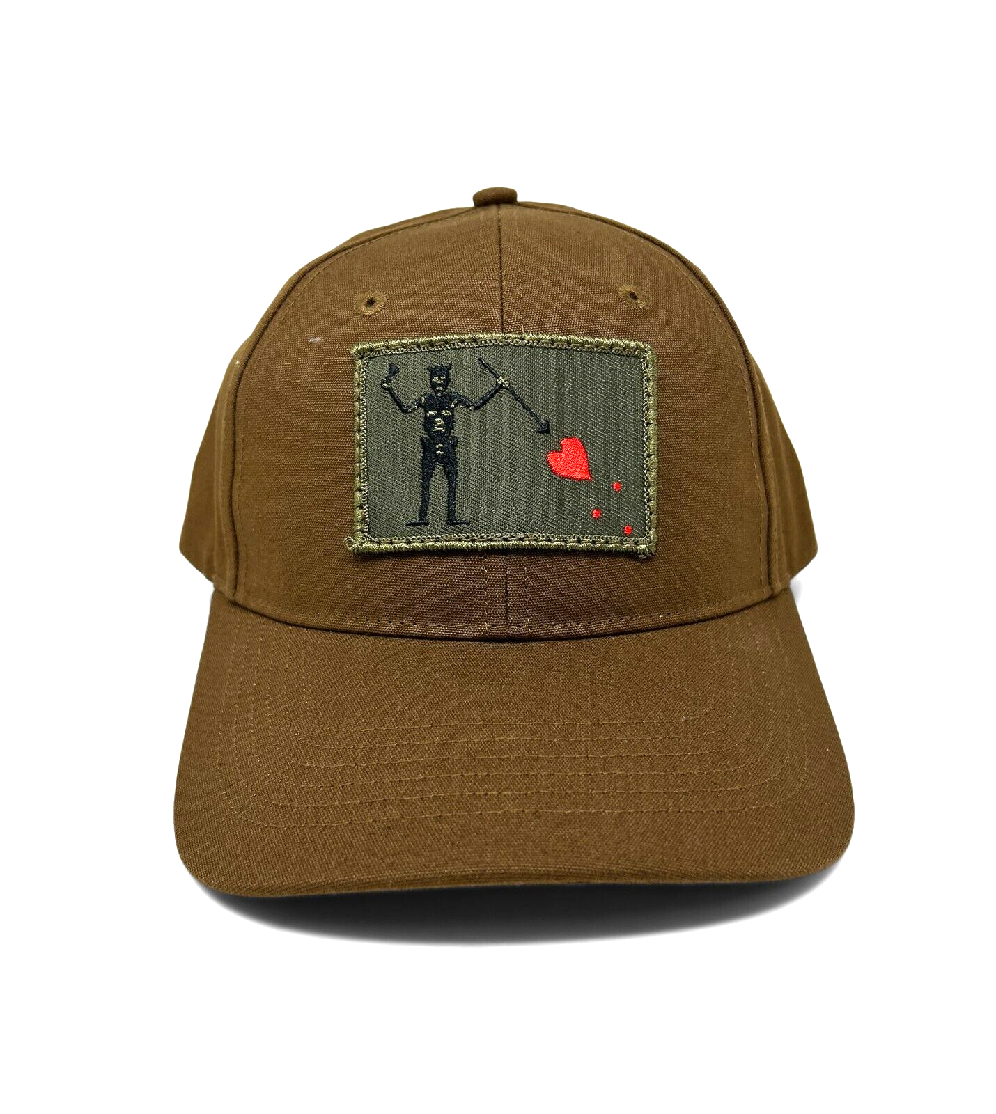 Blackbeards Flag Patch Hat | OD Green | Buck Canvas Hat