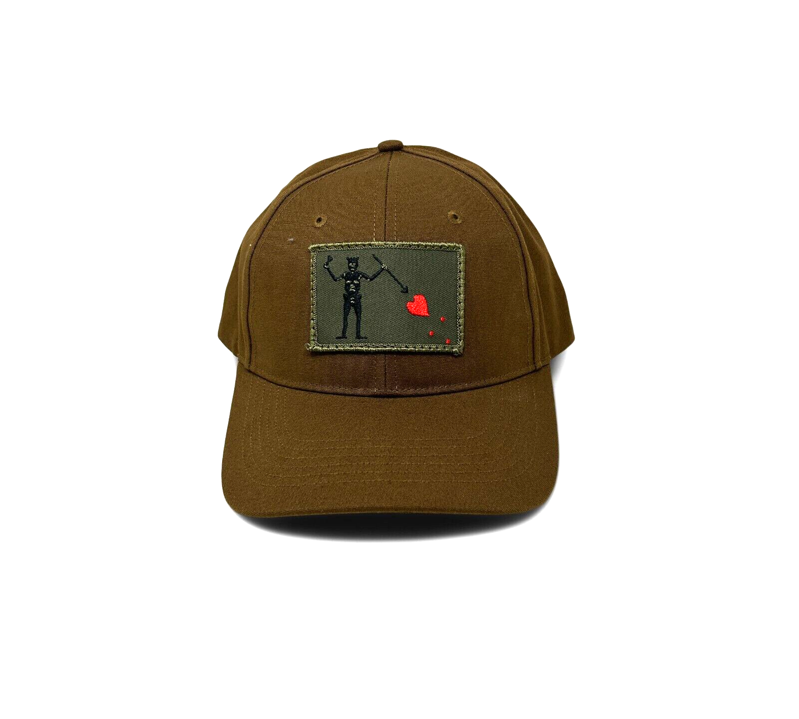 Blackbeards Flag Patch Hat | OD Green | Buck Canvas Hat