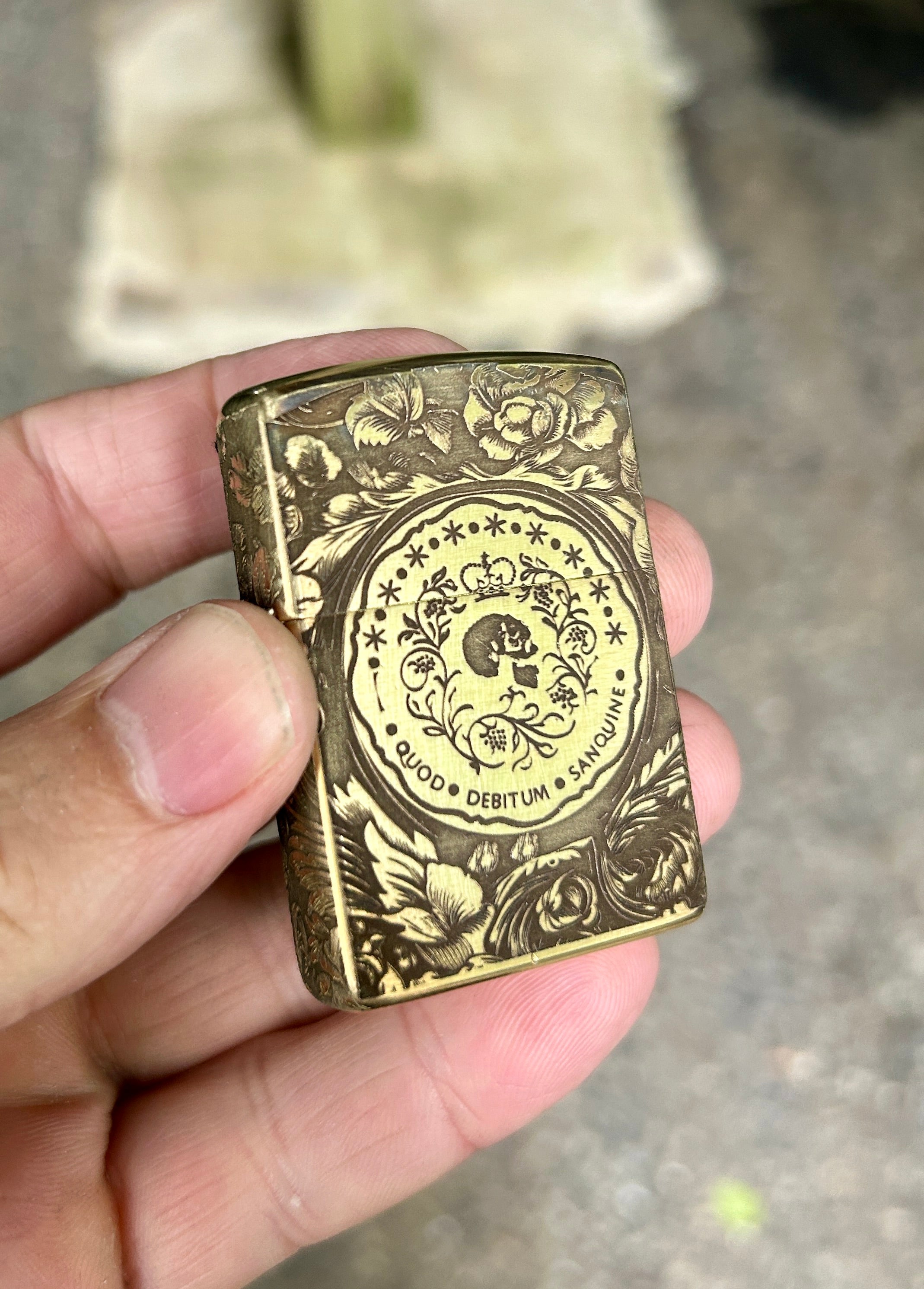 Engraved Brass Zippo Lighter | John Wick Blood Oath | Made in the USA | Solid Brass Armor Case