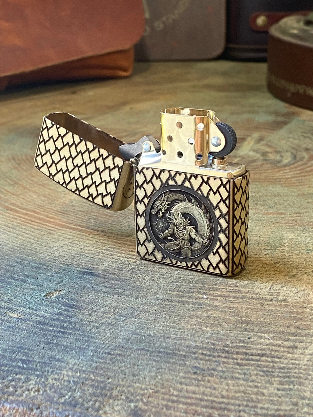 Dragon Ball Z 3D | 5 Side Engraved |Brass Armor Zippo