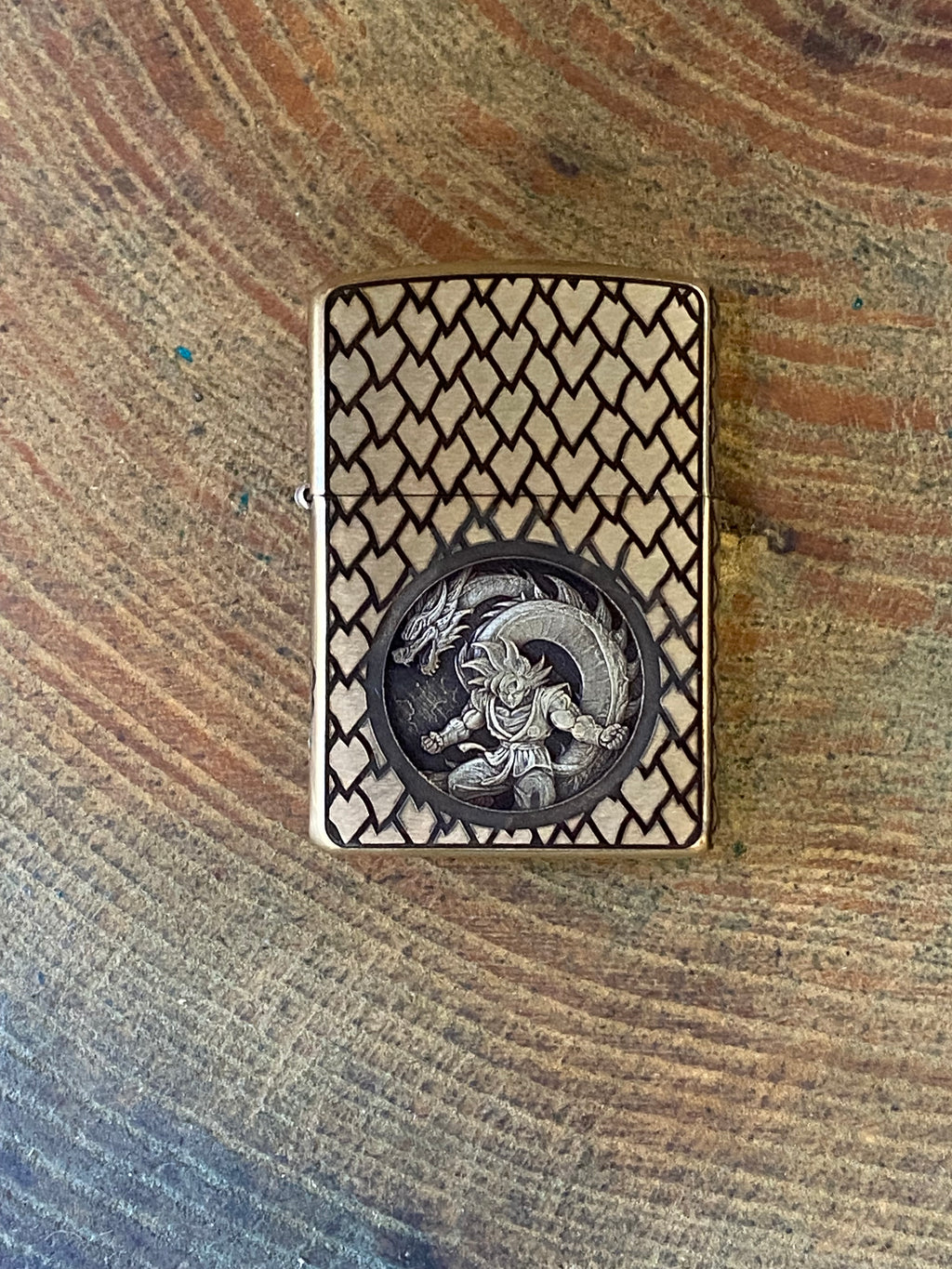 Dragon Ball Z 3D | 5 Side Engraved |Brass Armor Zippo
