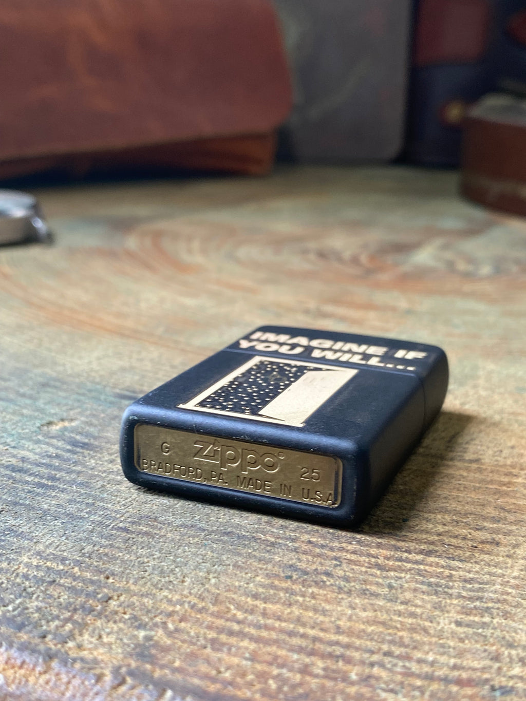 The Twilight Zone Theme Custom Engraved Black Matte Zippo Lighter  | Made in USA