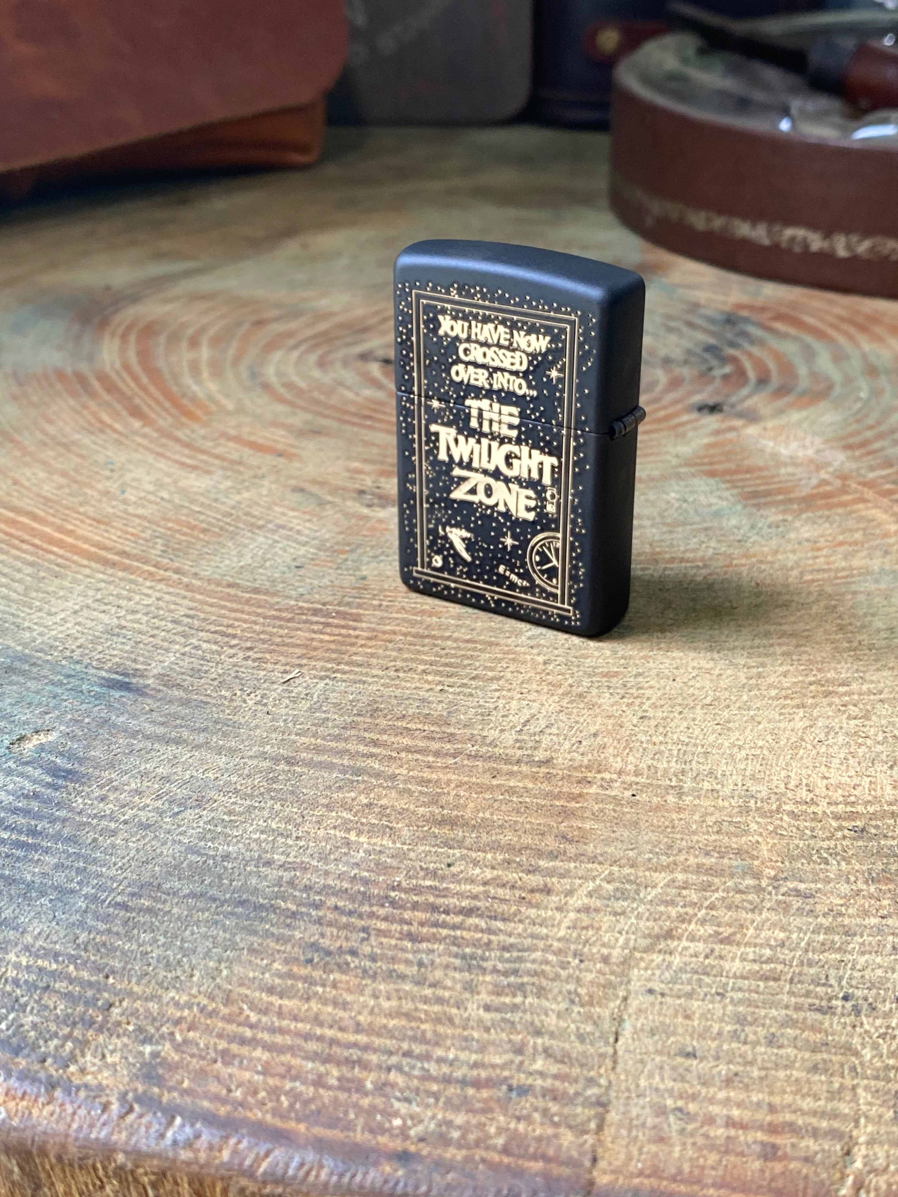 The Twilight Zone Theme Custom Engraved Black Matte Zippo Lighter  | Made in USA