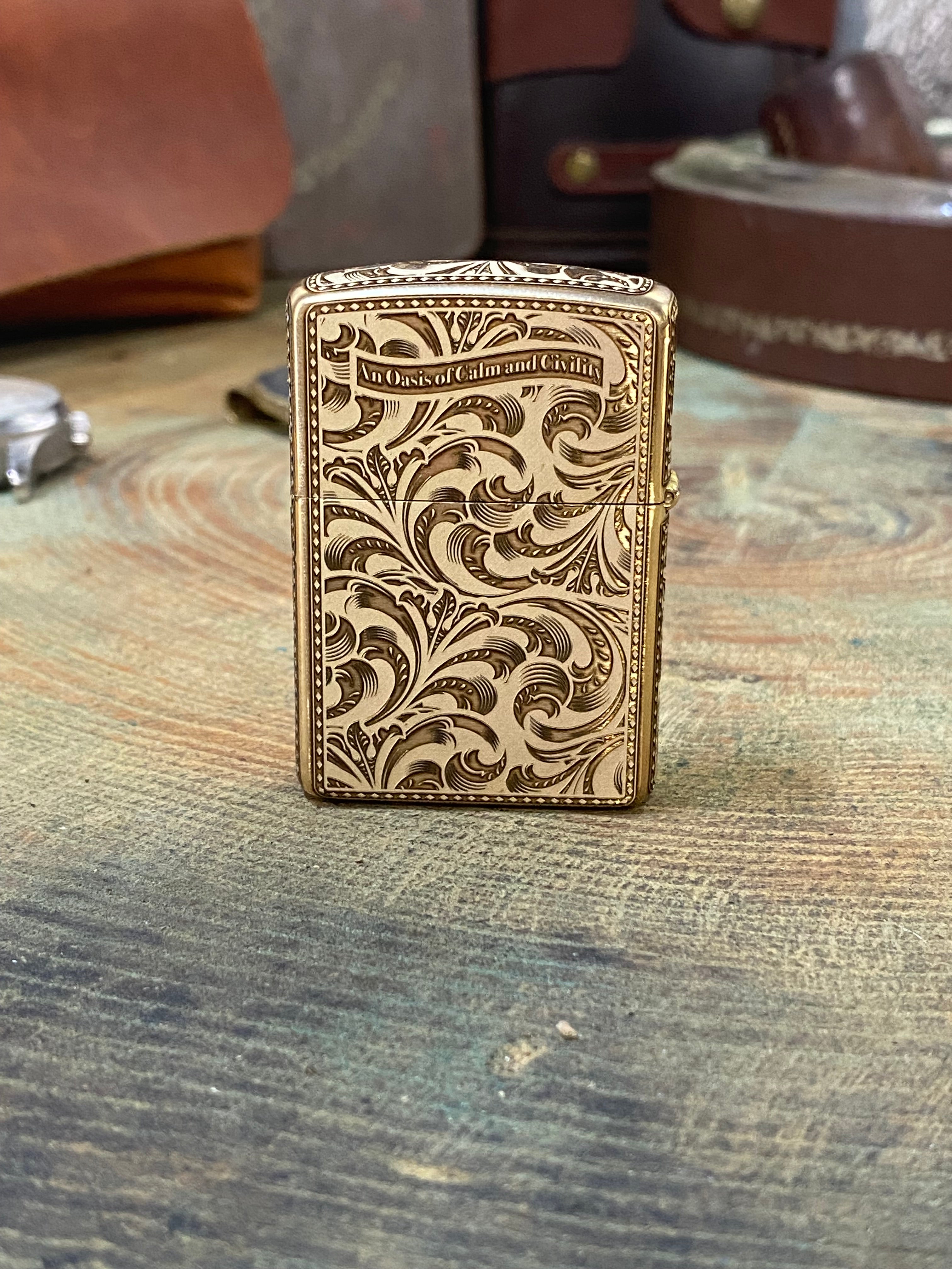 John Wick | The Continental NYC | 5 Side Engraved | Brass Armor Zippo