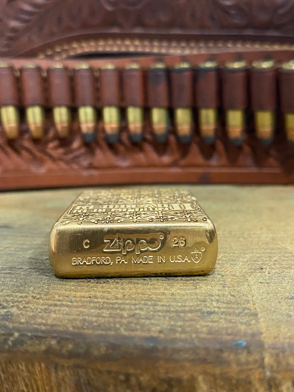 Red Dead Redemption 2 | 5 Side Engraved | Brass Armor Zippo