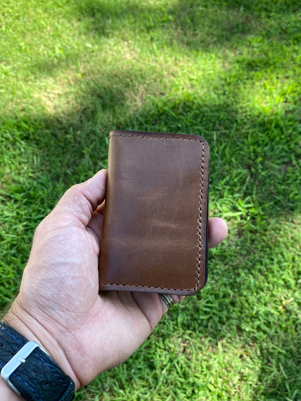 Vertical Wallet | Horween Chromexcel | Natural
