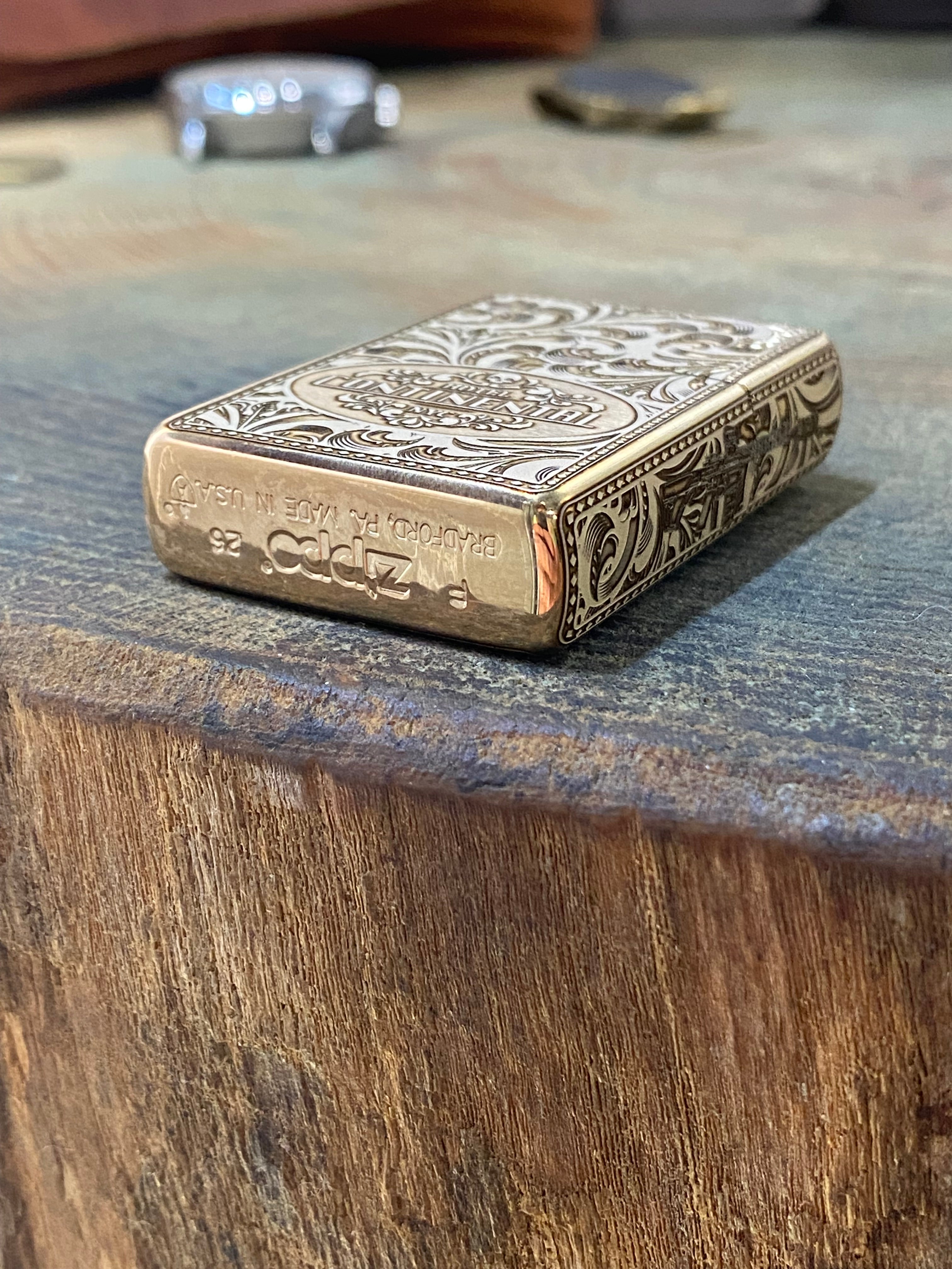 John Wick | The Continental NYC | 5 Side Engraved | Brass Armor Zippo