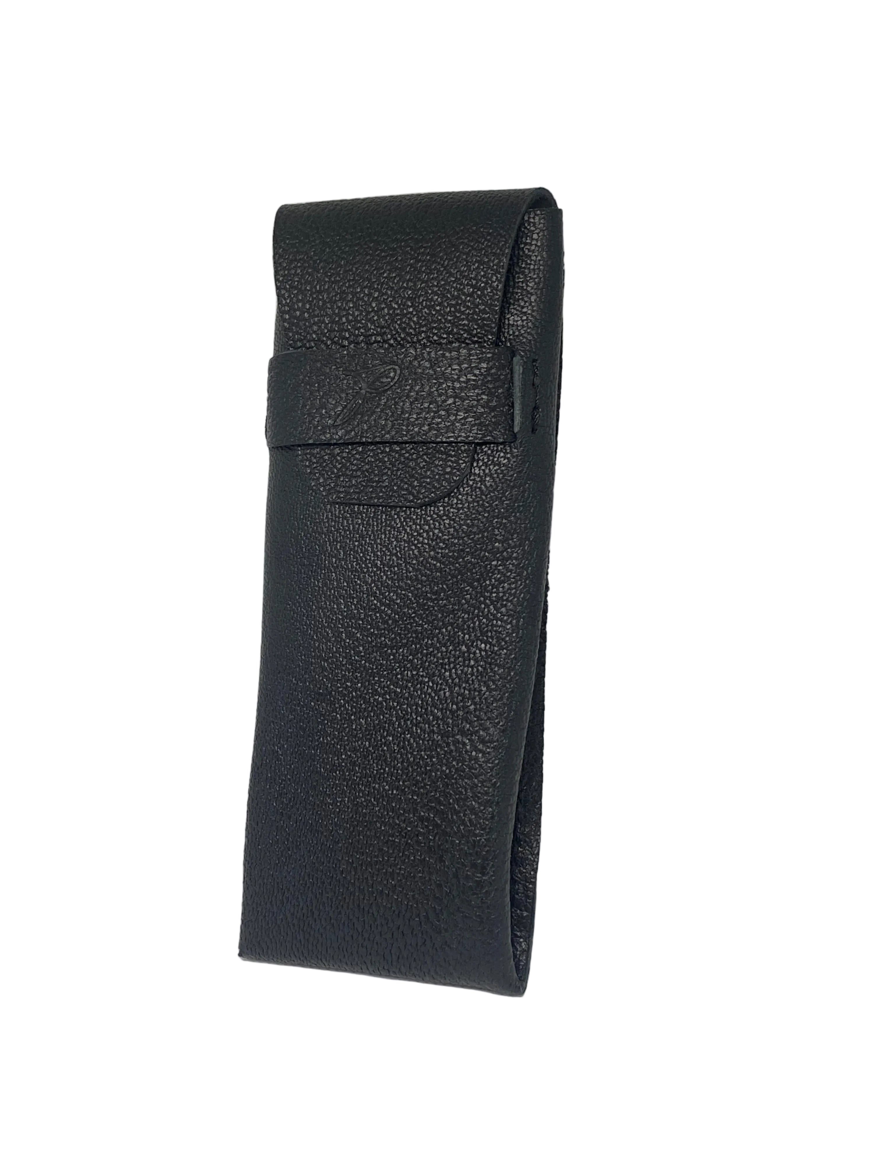 Travel Pouch | Timepiece | Chèvre Goatskin | Black