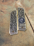 1911 Full Size Brass Engraved Grips – Aztec Big Chief Design | Made in USA |