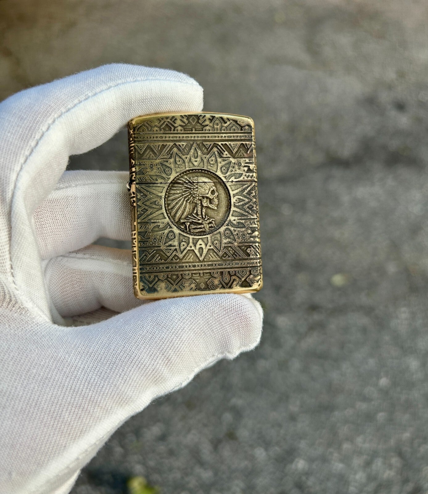 New in box Zippo Big Chief Premium Armor Genuine Zippo lighter | Aztec Zippo