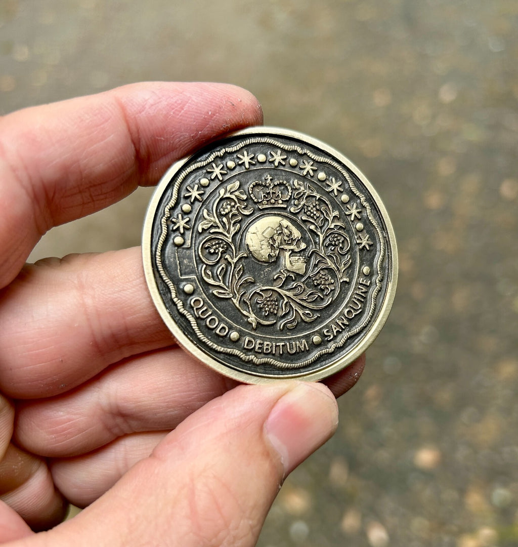 John Wick Blood Oath Marker Challenge Coin | Solid Brass | 50MM | EDC | Engraved
