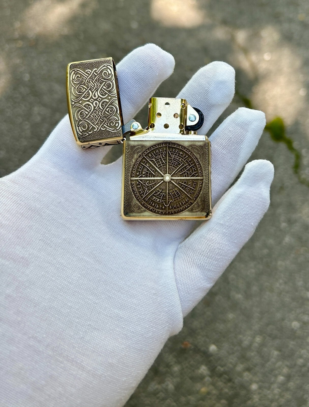 Engraved Zippo Norse Wayfinder Armor Genuine Zippo lighter | Viking Zippo
