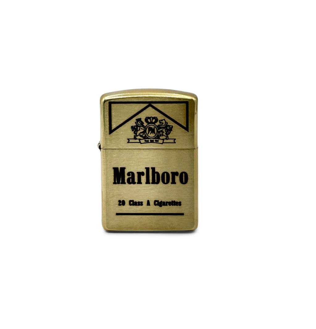 Marlboro Custom Zippo Lighter | Solid Brass Armor Zippo | Made In USA