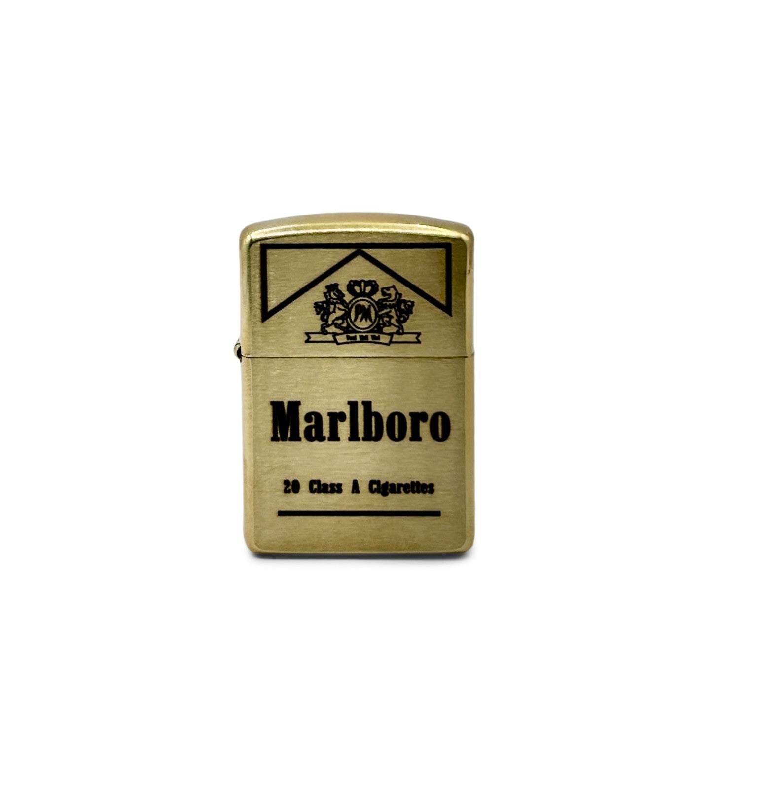 Marlboro Custom Zippo Lighter | Solid Brass Armor Zippo | Made In USA