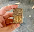 Jerusalem Cross Brass Custom Zippo Lighter | Solid Brass Zippo | Made In USA