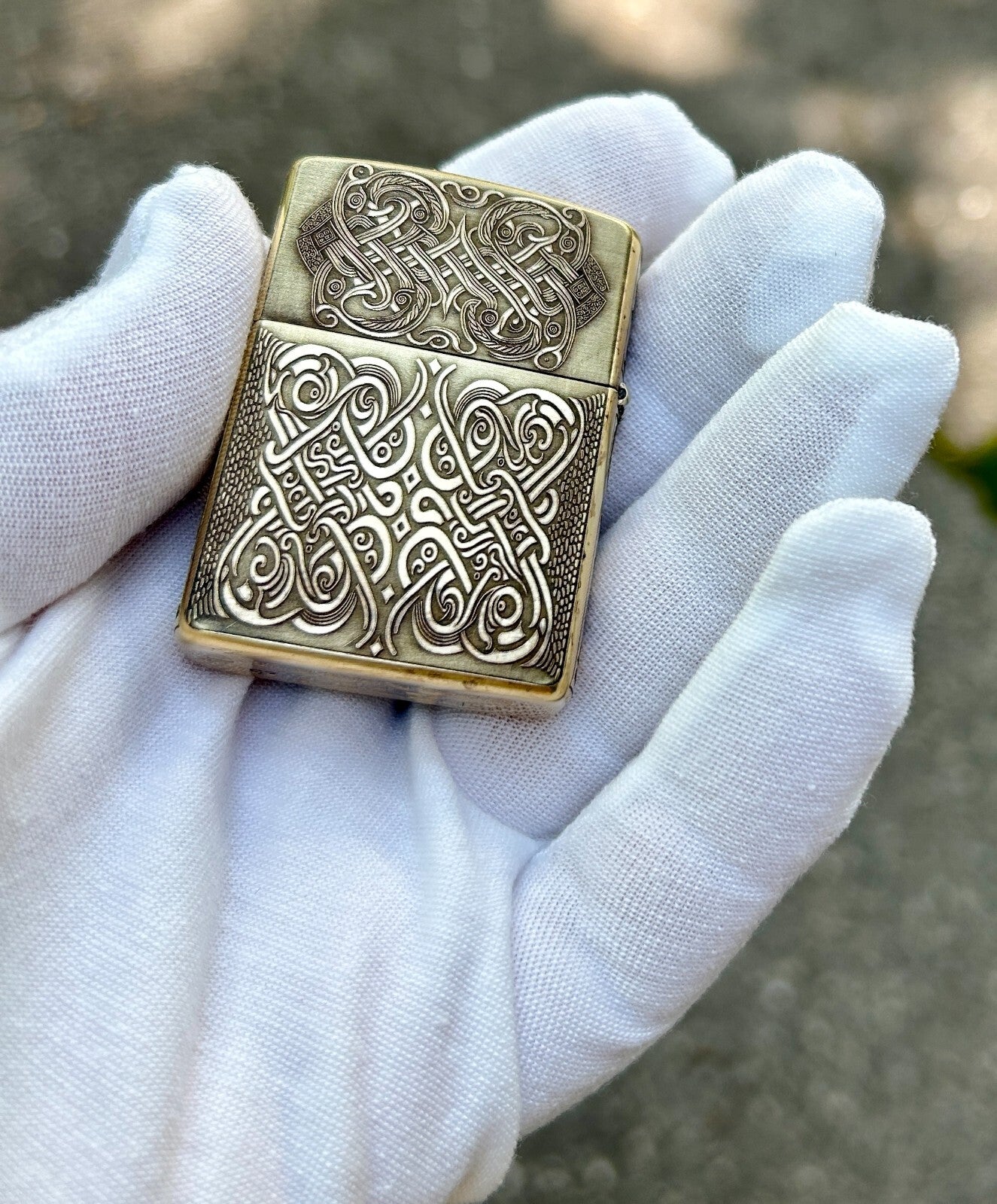 Engraved Zippo Norse Wayfinder Armor Genuine Zippo lighter | Viking Zippo