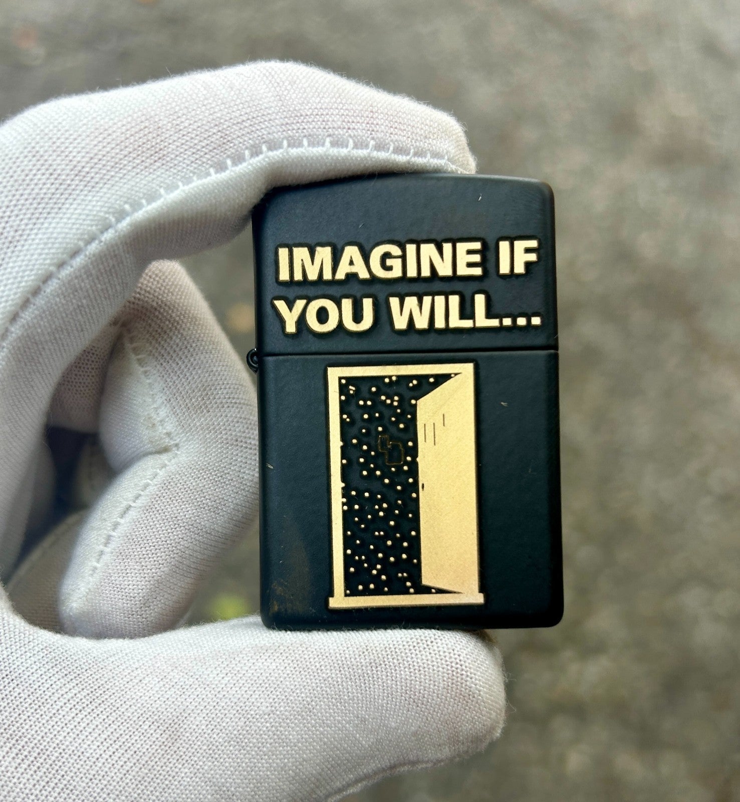 The Twilight Zone Theme Custom Engraved Black Matte Zippo Lighter  | Made in USA