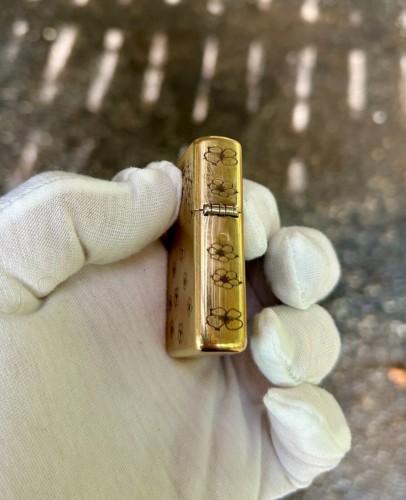 Japanese Geisha Armor Zippo Lighter | Custom Engraved Brass | Made in USA |