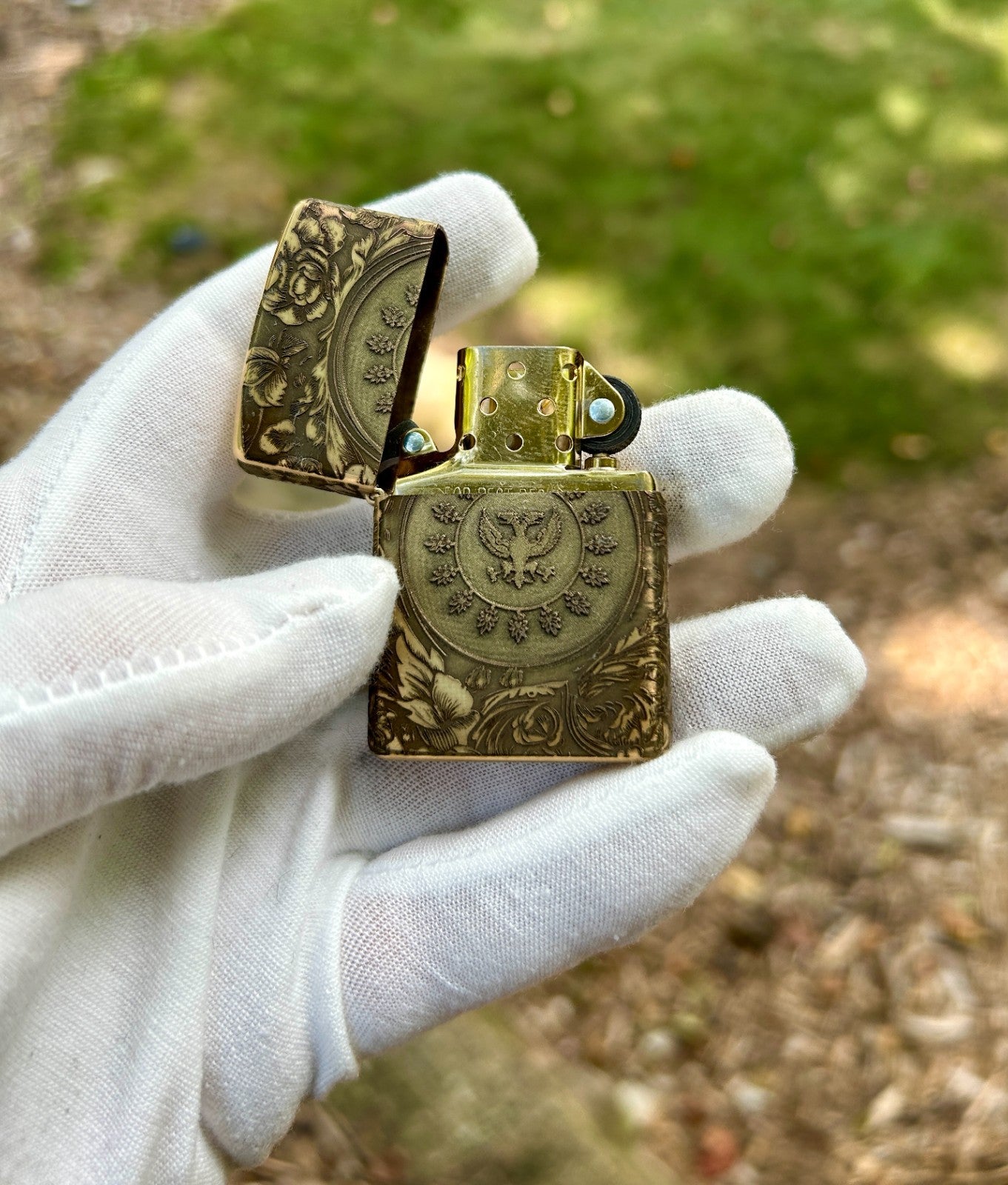 John Wick High Table Zippo | Solid Brass Armor Case | Deep Engraved | Made in US