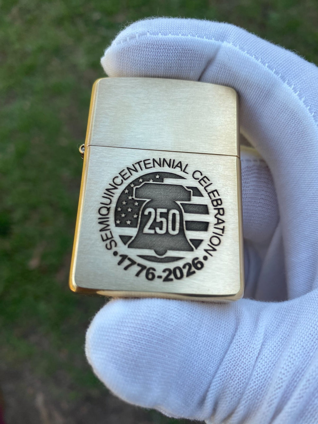 USA SEMIQUINCENTENIAL 1776-2026  | Solid Brass Zippo | Made In USA