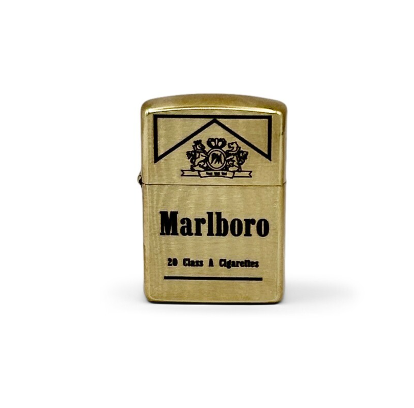 Marlboro Custom Zippo Lighter | Solid Brass Armor Zippo | Made In USA