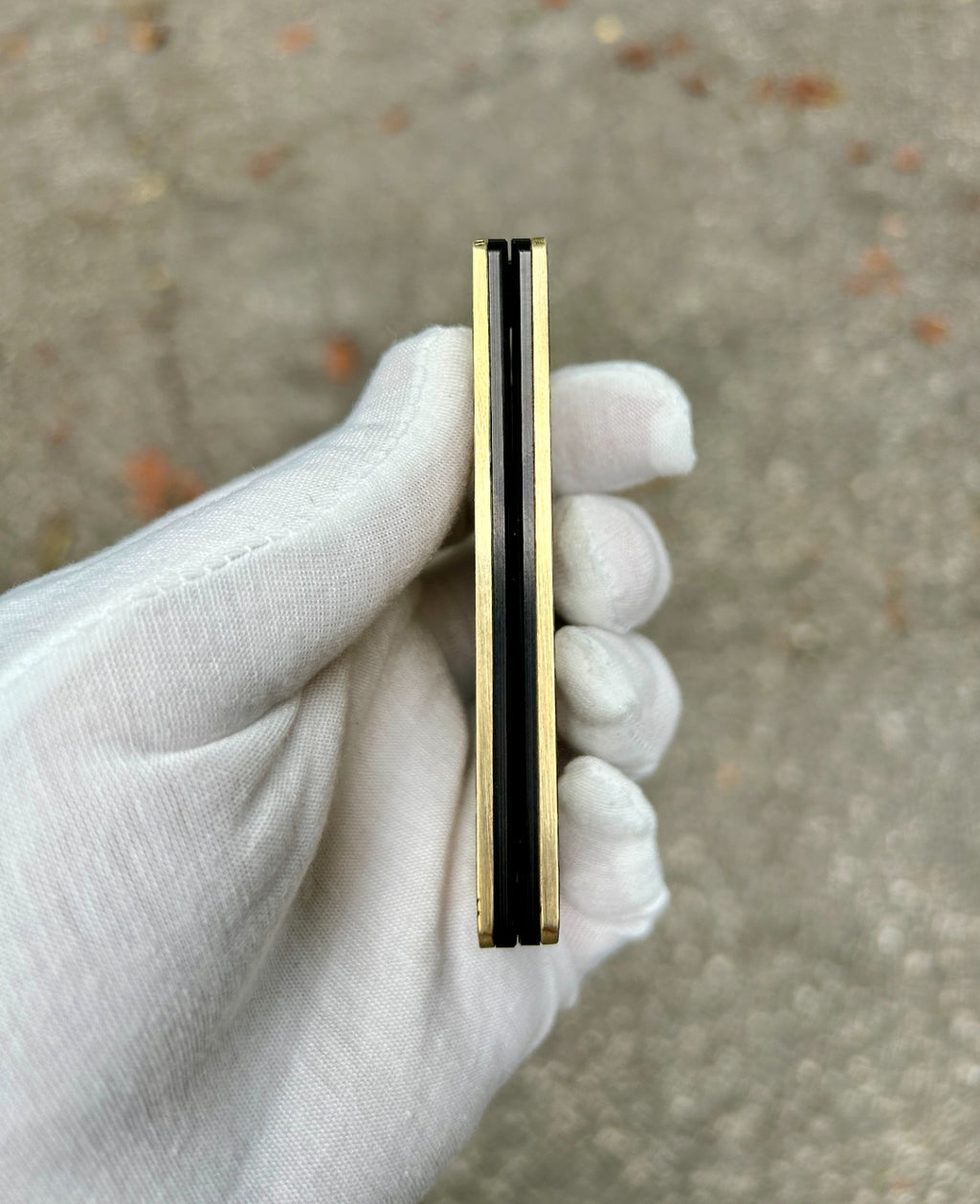 Norse Viking Design Engraved Brass Card Wallet | Minimalist | RFID Shield |