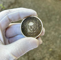 Memento Mori Coin | Solid Brass | 40MM | Engraved in USA | Challenge Coin |