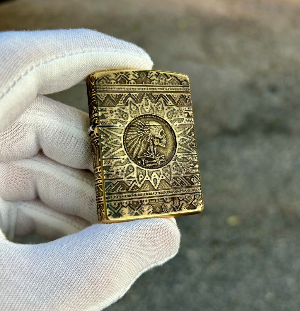 New in box Zippo Big Chief Premium Armor Genuine Zippo lighter | Aztec Zippo