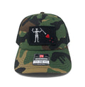 Blackbeard Flag Patch Hat Richardson 112 Camo SnapBack Trucker Cap | Jolly Roger