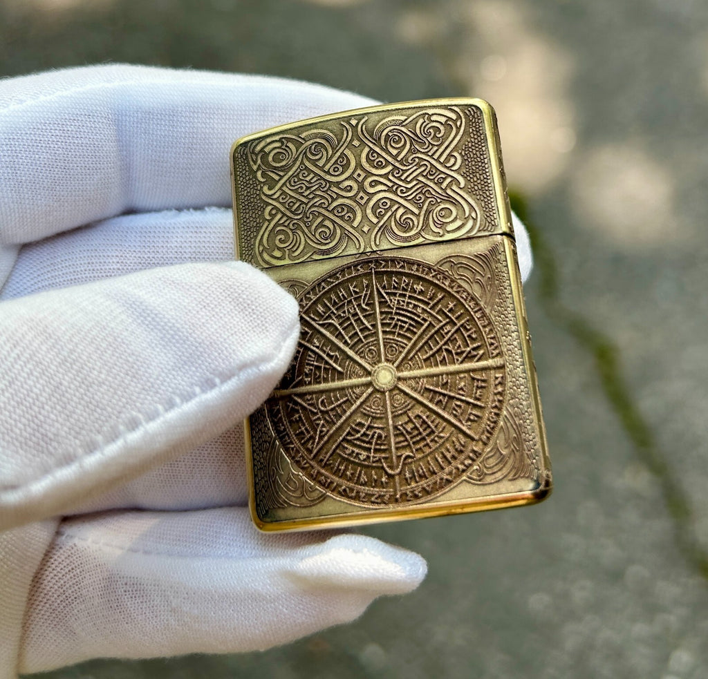 Engraved Zippo Norse Wayfinder Armor Genuine Zippo lighter | Viking Zippo