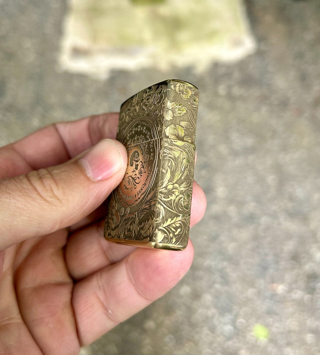 John Wick Blood Oath Custom Zippo Lighter | Brass Armor Zippo | Made In USA