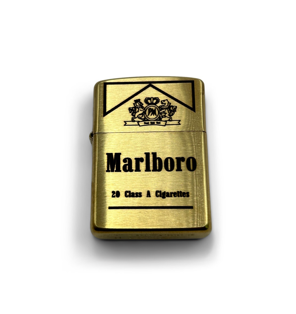 Marlboro Custom Zippo Lighter | Solid Brass Armor Zippo | Made In USA