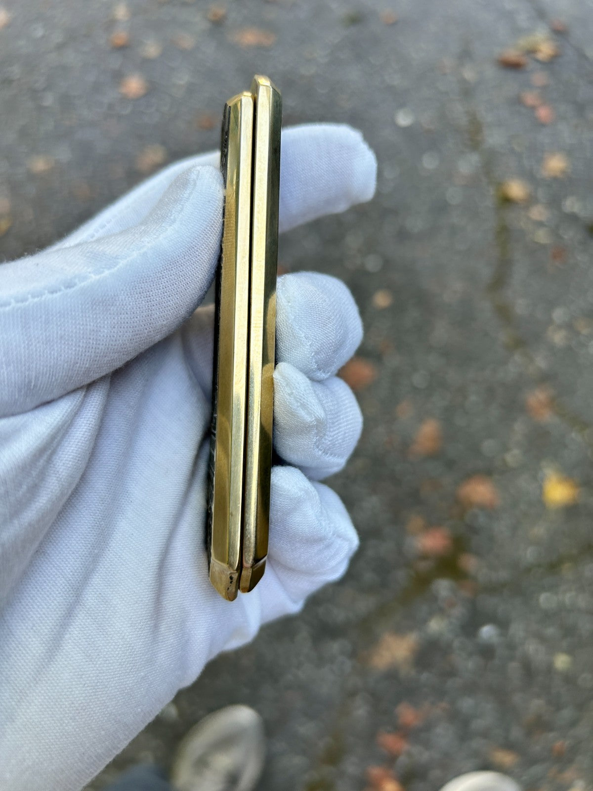 1911 Full Size Brass Engraved Grips – Aztec Big Chief Design | Made in USA |