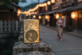 Japanese Geisha 3D | 4 Side Engraved | Brass Armor Zippo