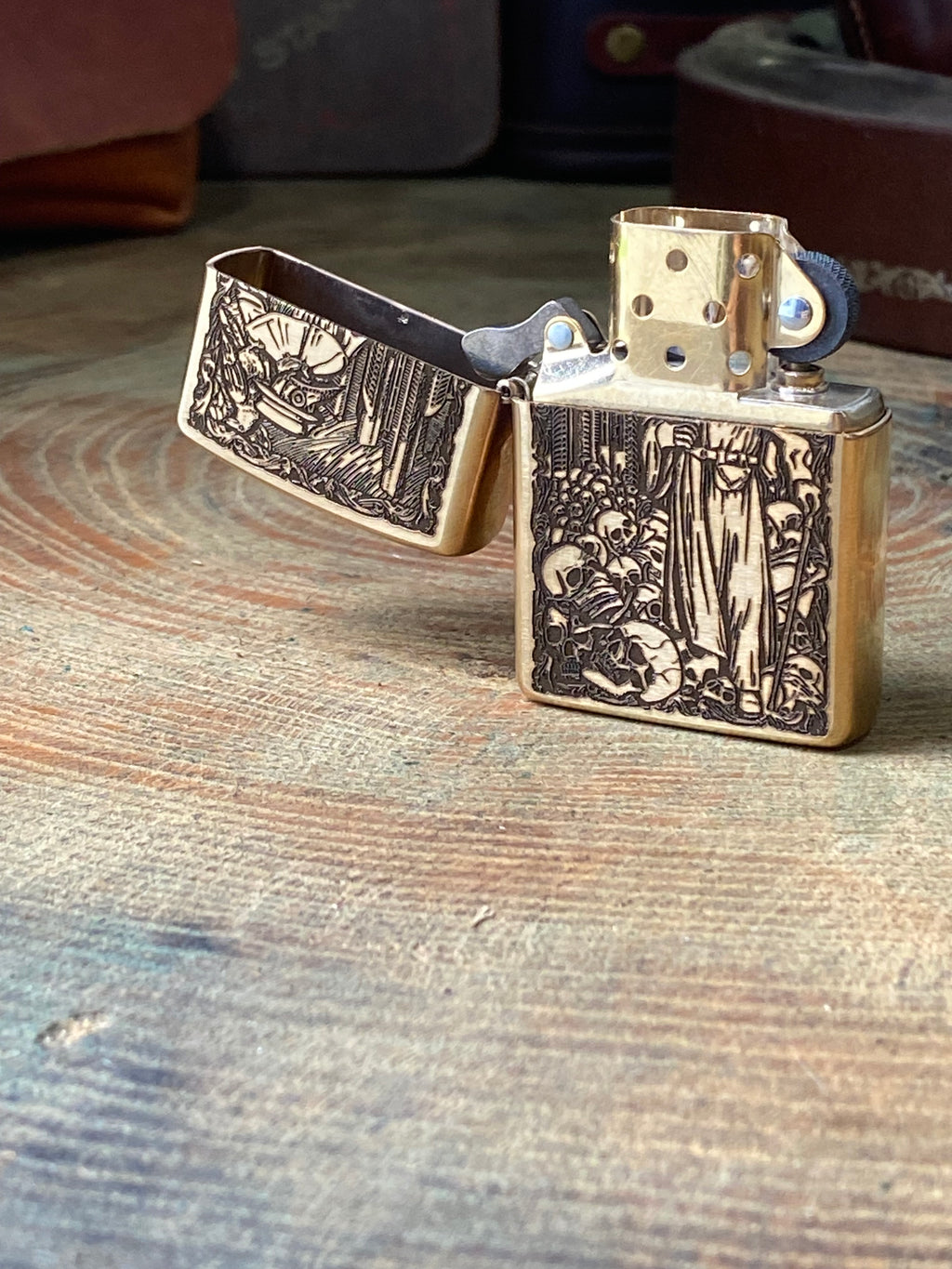 Plague Doctor | Brass Armor Zippo