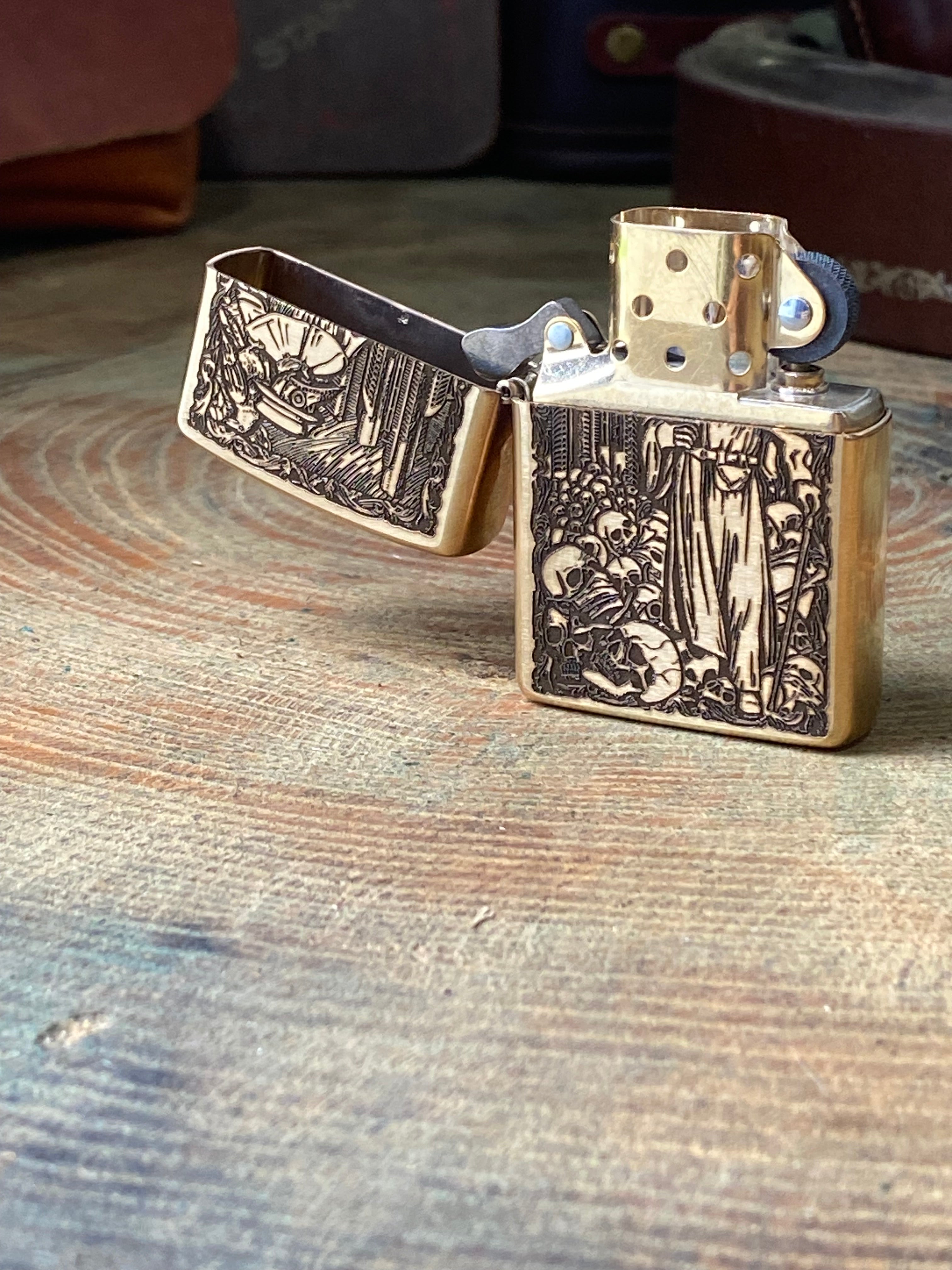 Plague Doctor | Brass Armor Zippo