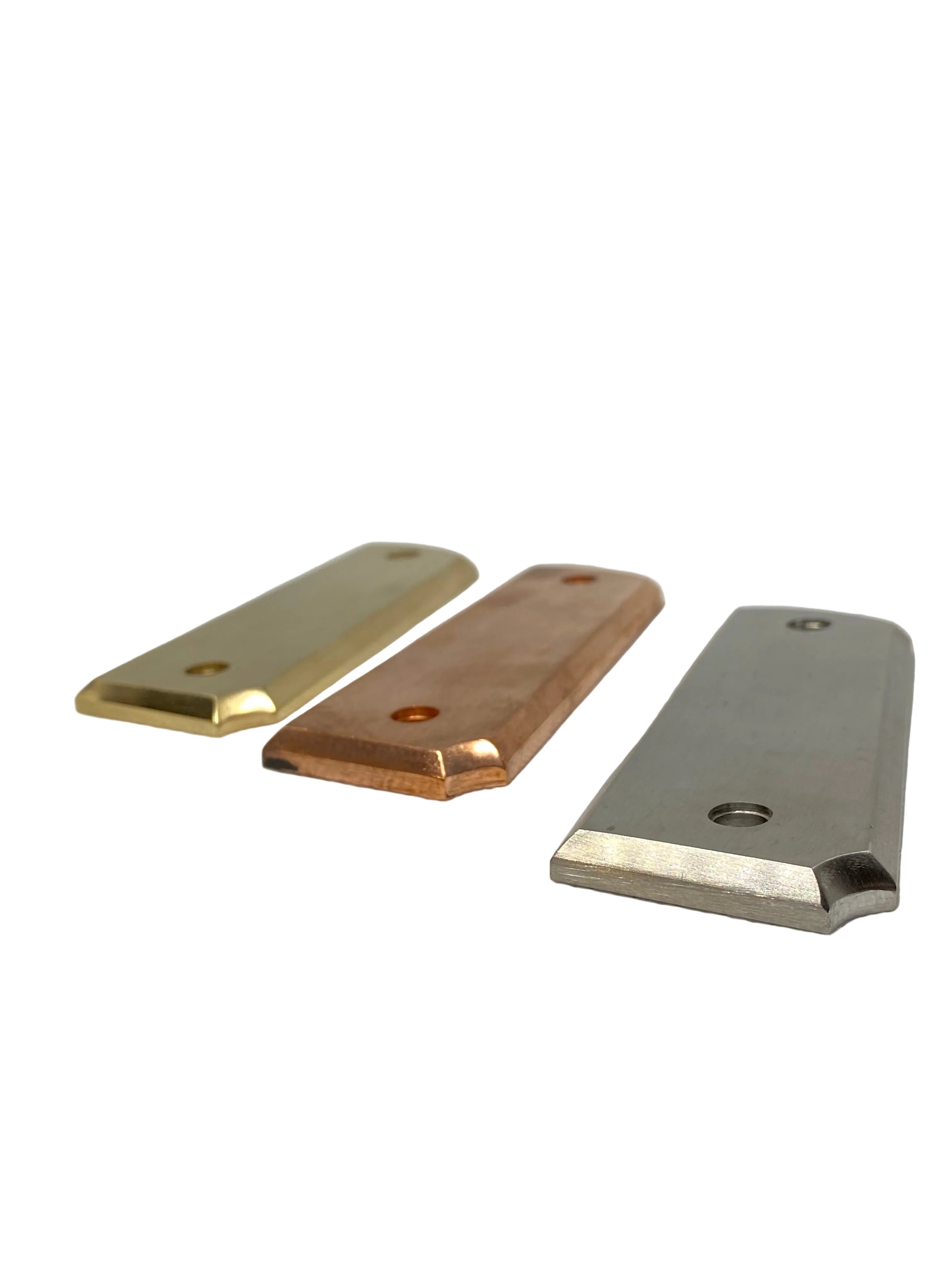 Copper Engraved 1911 Full Size Grips - Pinup Girl Design - Made in USA