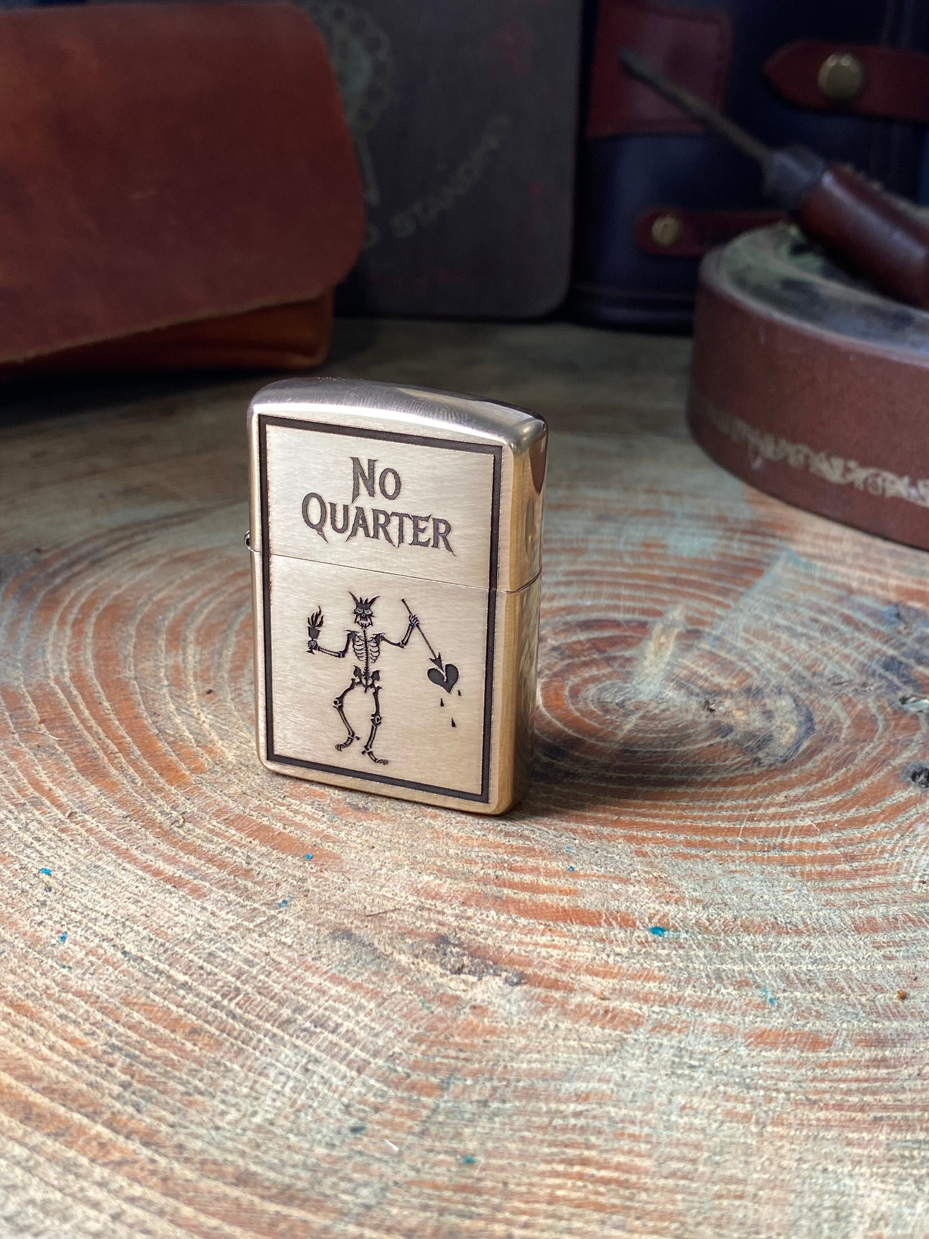 Blackbeards Flag | Edward Teach | Brass Armor Zippo