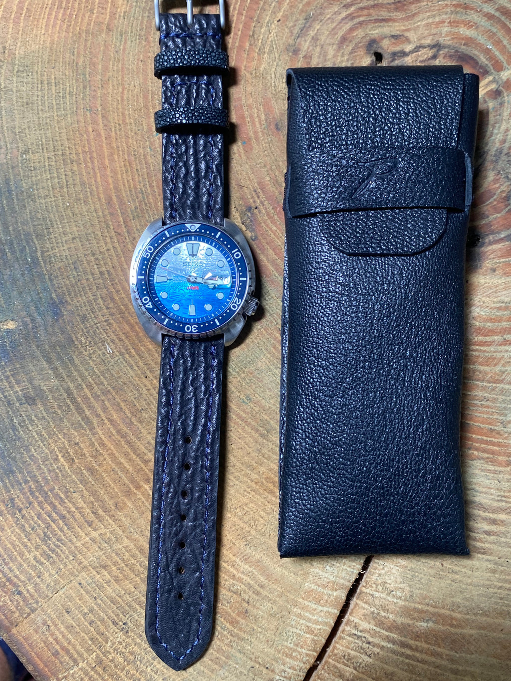 Travel Pouch | Timepiece | Chèvre Goatskin | Black