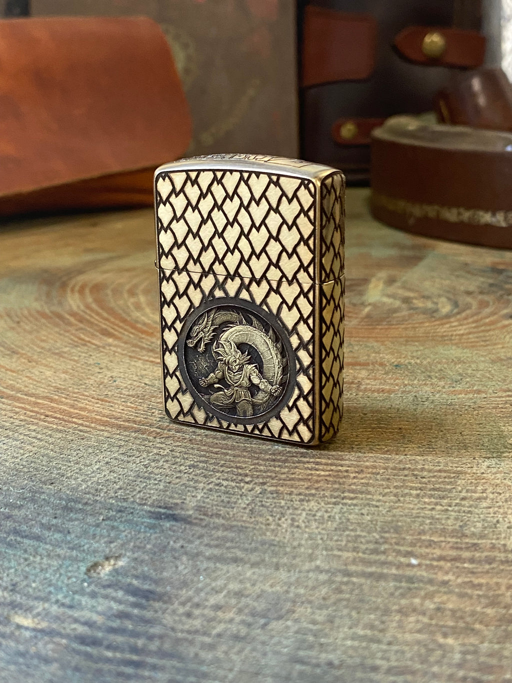Dragon Ball Z 3D | 5 Side Engraved |Brass Armor Zippo
