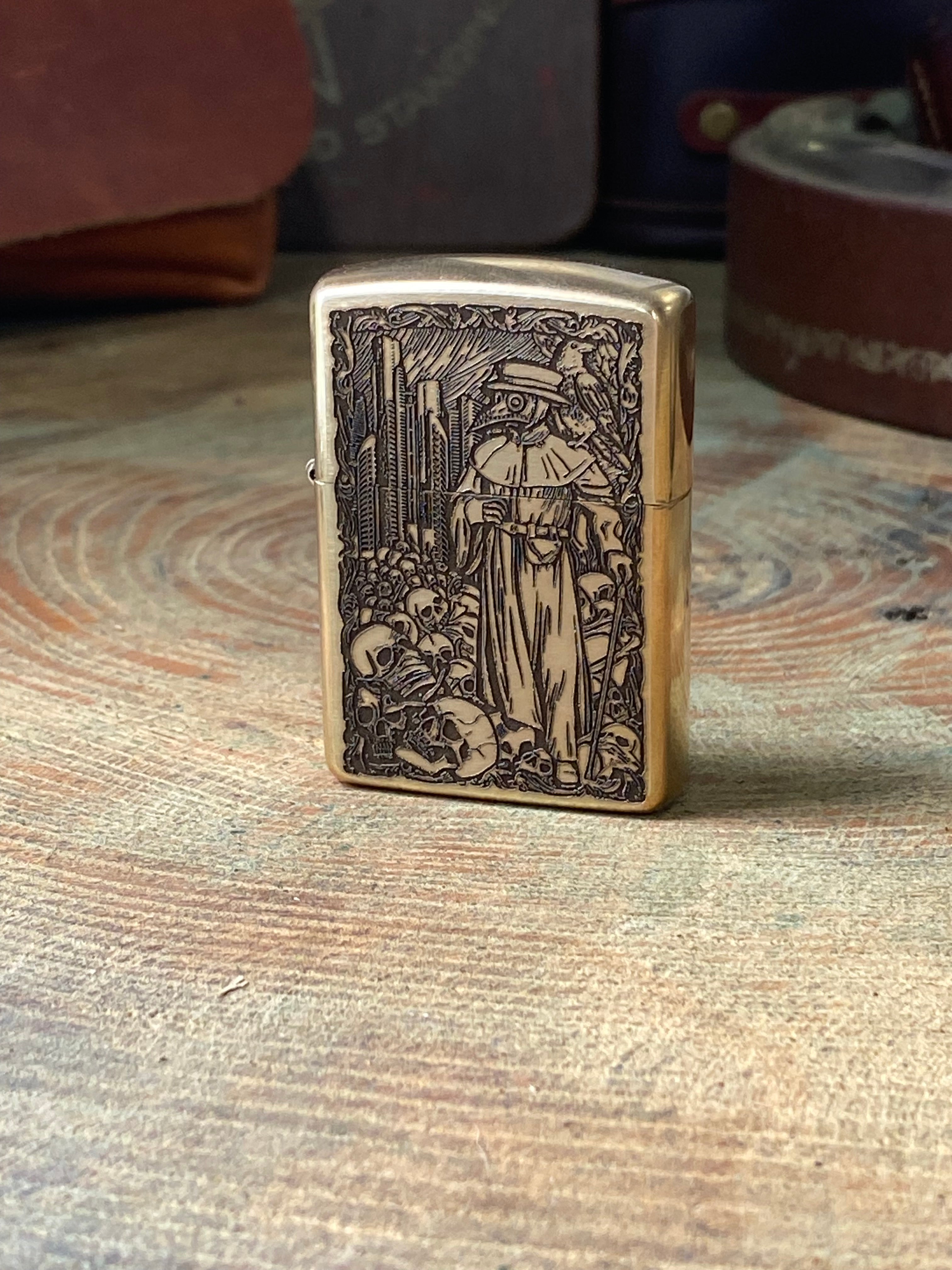 Plague Doctor | Brass Armor Zippo