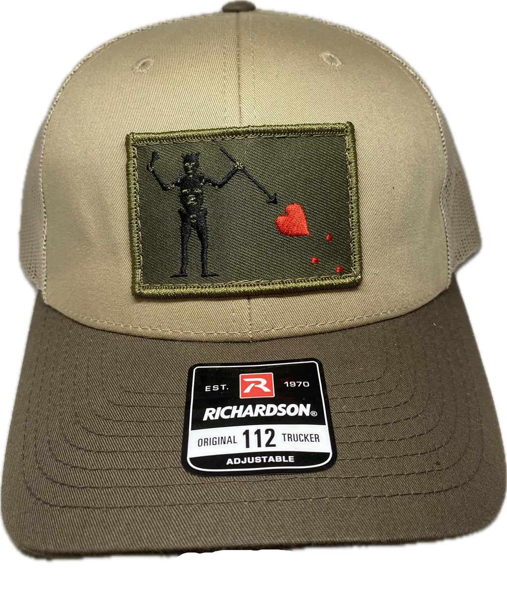 Blackbeards Flag Patch Hat | Richardson 112 SnapBack | Khaki