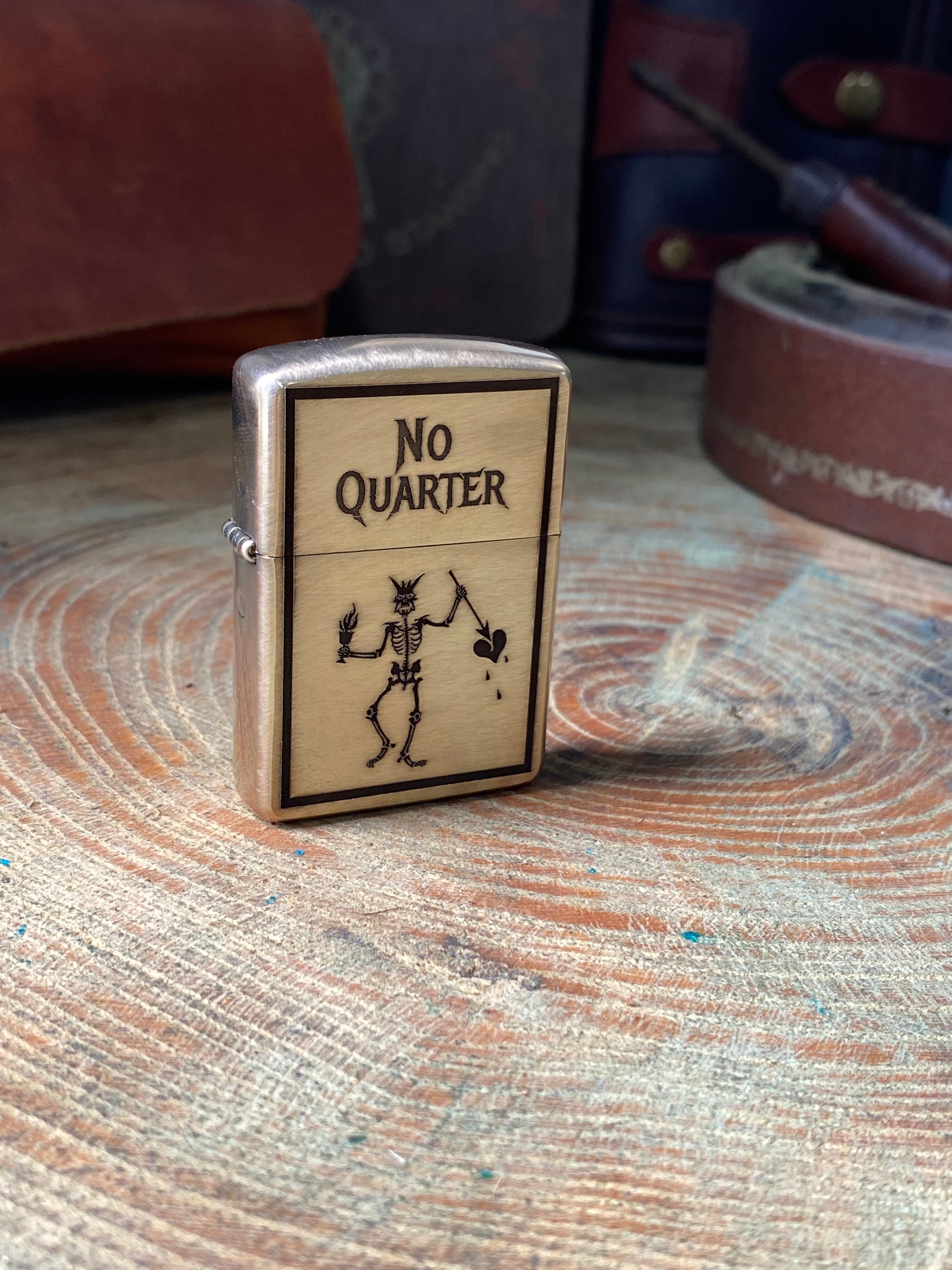 Blackbeards Flag | Edward Teach | Brass Armor Zippo