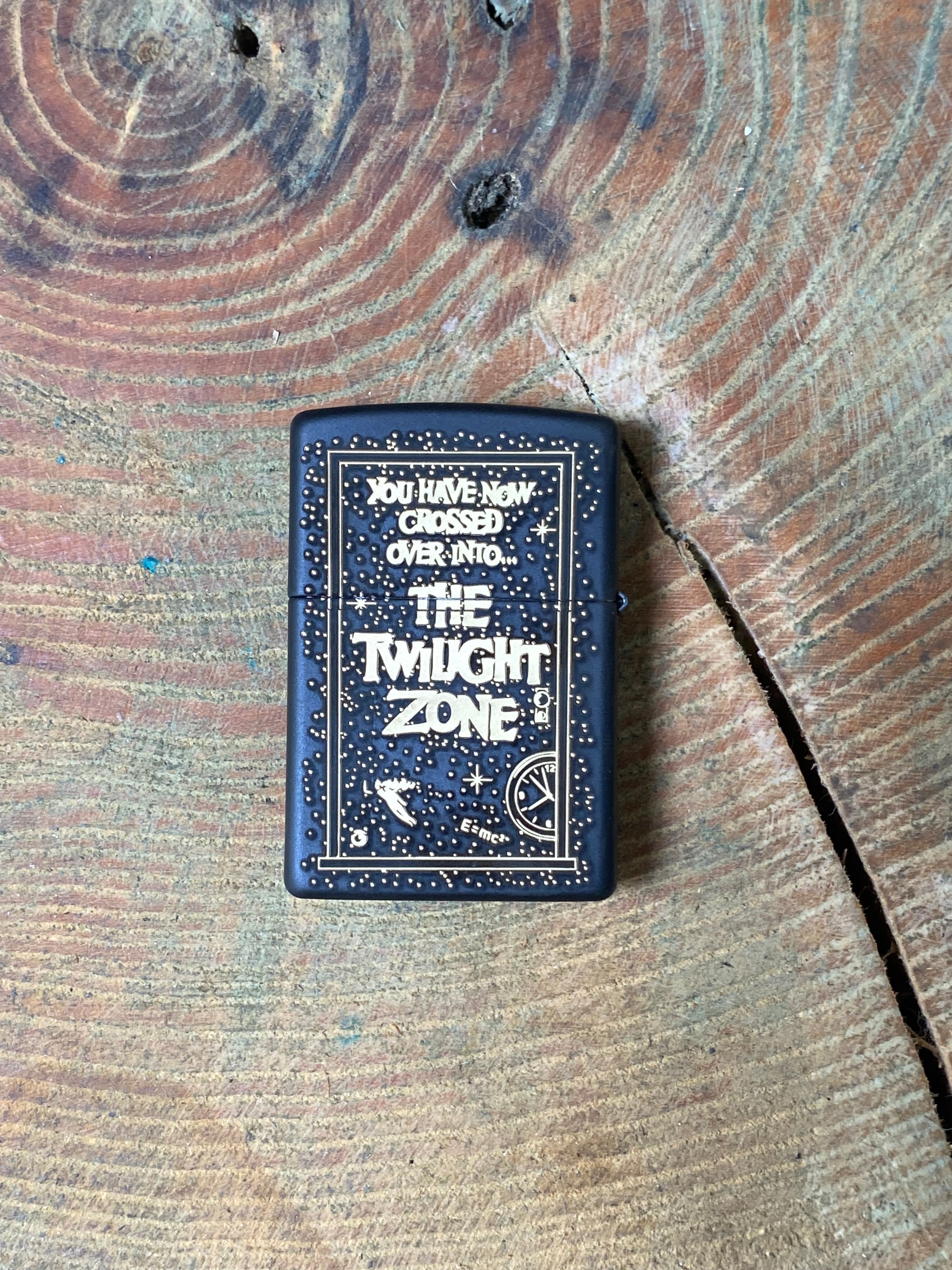 The Twilight Zone Theme Custom Engraved Black Matte Zippo Lighter  | Made in USA