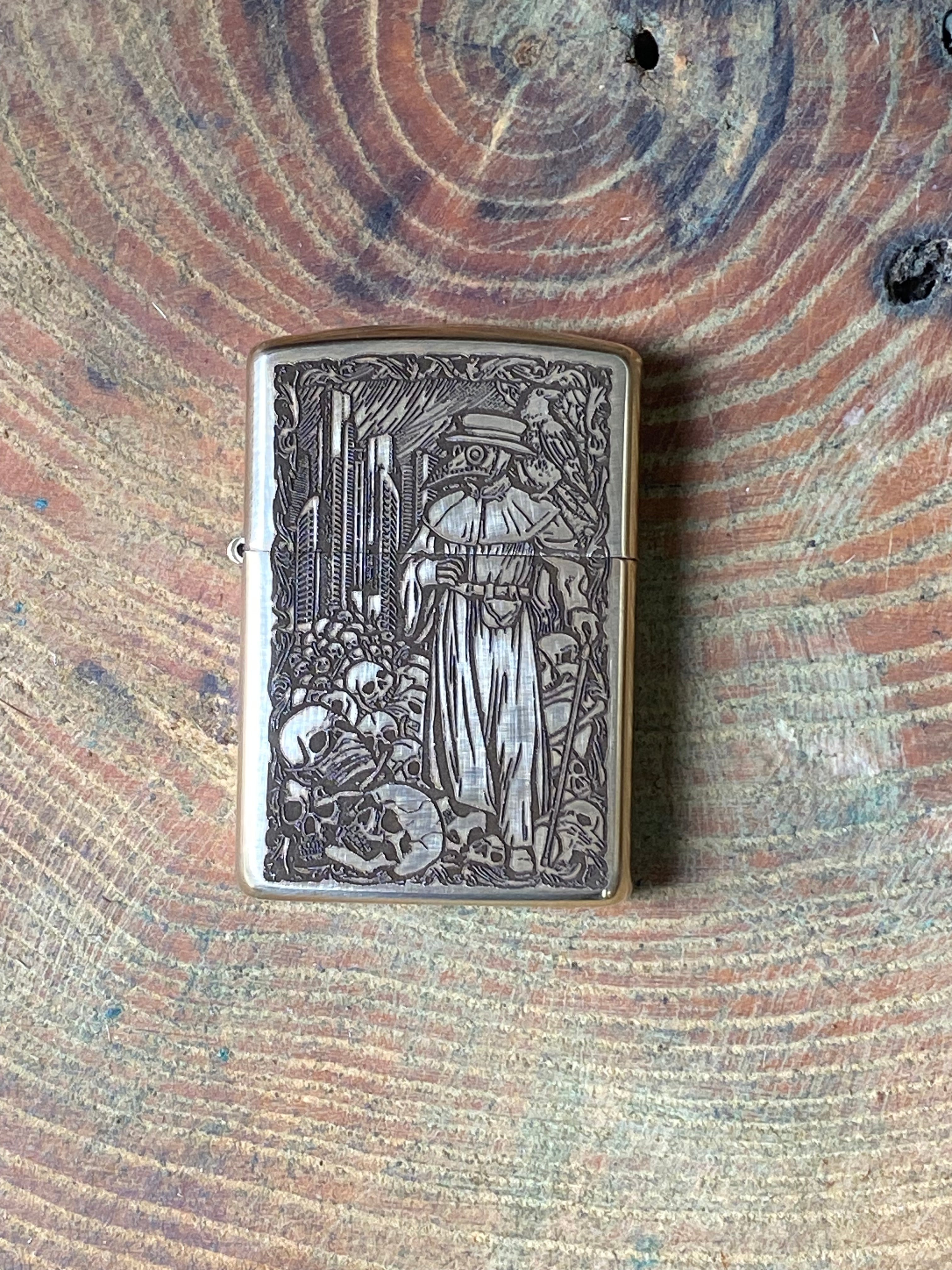 Plague Doctor | Brass Armor Zippo