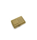 Engraved Brass Zippo Lighter | USA Flag | Made in the USA | Solid Brass - Defcon Supply Co