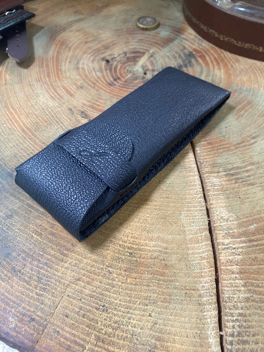 Travel Pouch | Timepiece | Chèvre Goatskin | Black