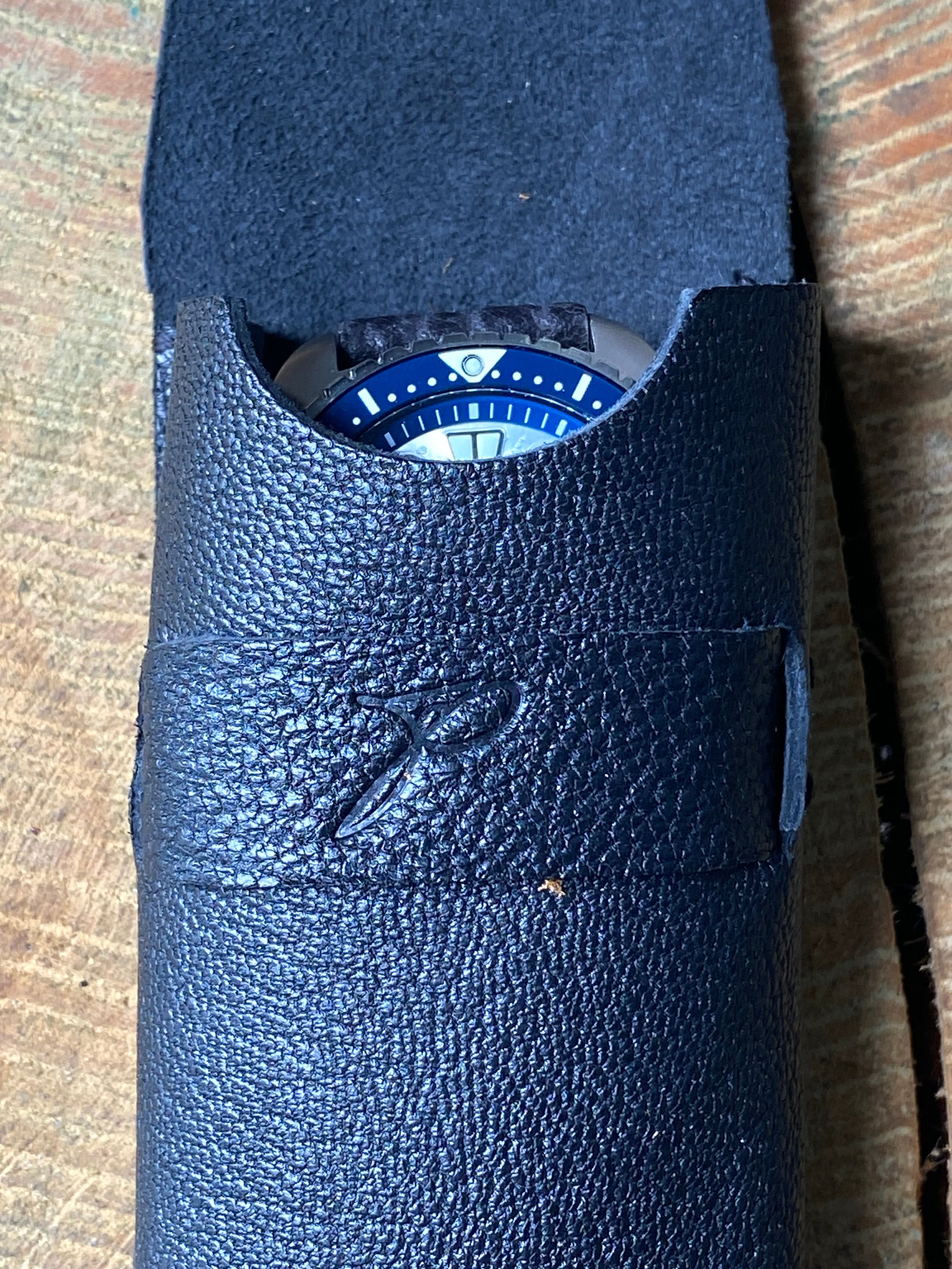 Travel Pouch | Timepiece | Chèvre Goatskin | Black