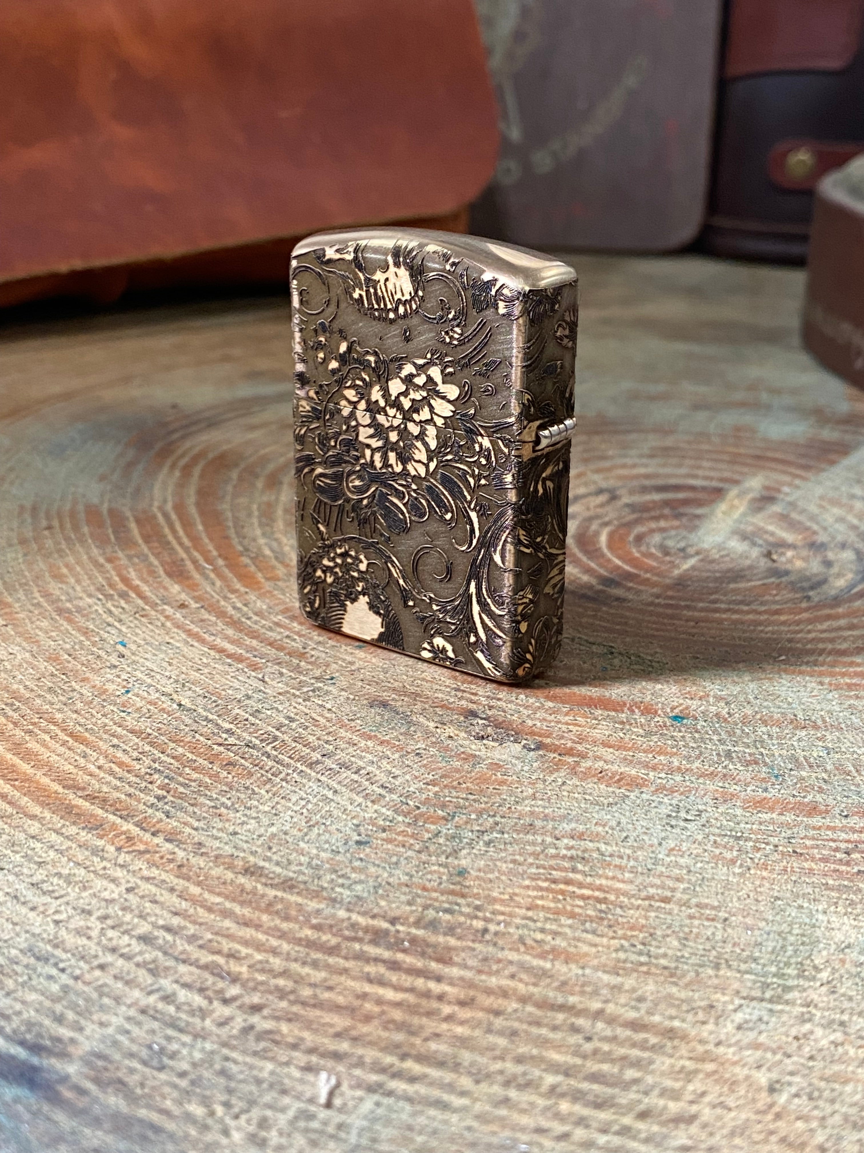 John Wick 3D | 4 Side Engraved | Brass Armor Zippo